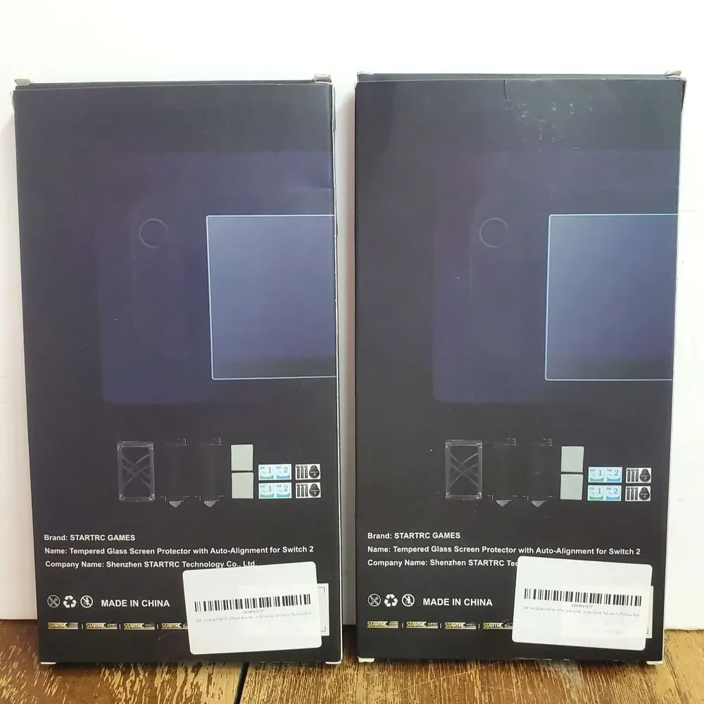 Lot of 2 STARTRC 2-Pack Tempered Glass Screen Protector Nintendo Switch 2 9H HD